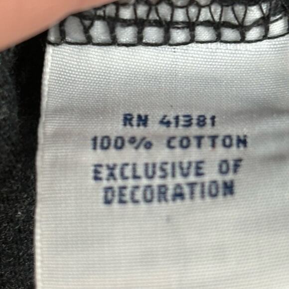 Polo Ralph Lauren Men's L Dark Gray Heather Long Sleeve Cotton V Neck T-Shirt - Picture 6 of 11